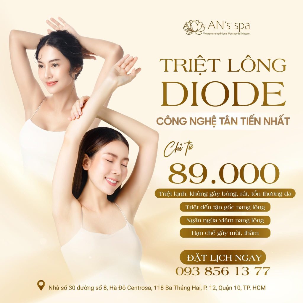 Diode Laser Triệt Lông – Giải Pháp Hiện Đại Cho Làn Da Mịn Màng